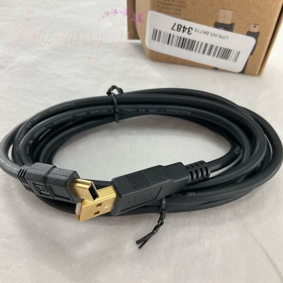 USB 2.0 A-Male to Mini-B Cable 3 ft | 0.9 m , Black - Picture 2 of 3